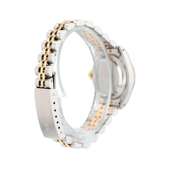 Rolex Ladies Datejust 26mm Two-Tone Champagne Dial Fluted Jubilee Band 69173 main image 4